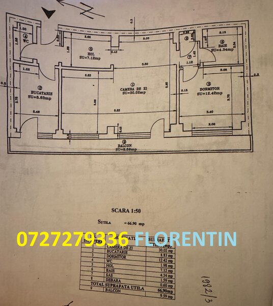 Drumul Taberei, Auchan, 3 camere, 1/10,